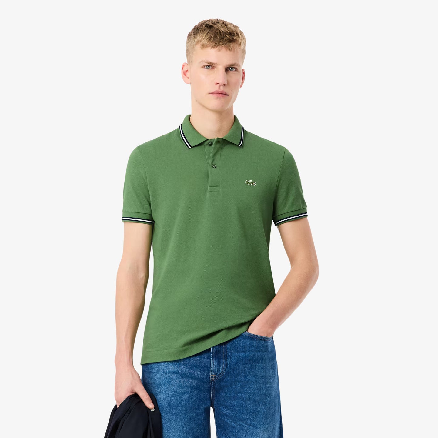 Polo L.12.12 Regular Fit avec Finitions Contrastantes