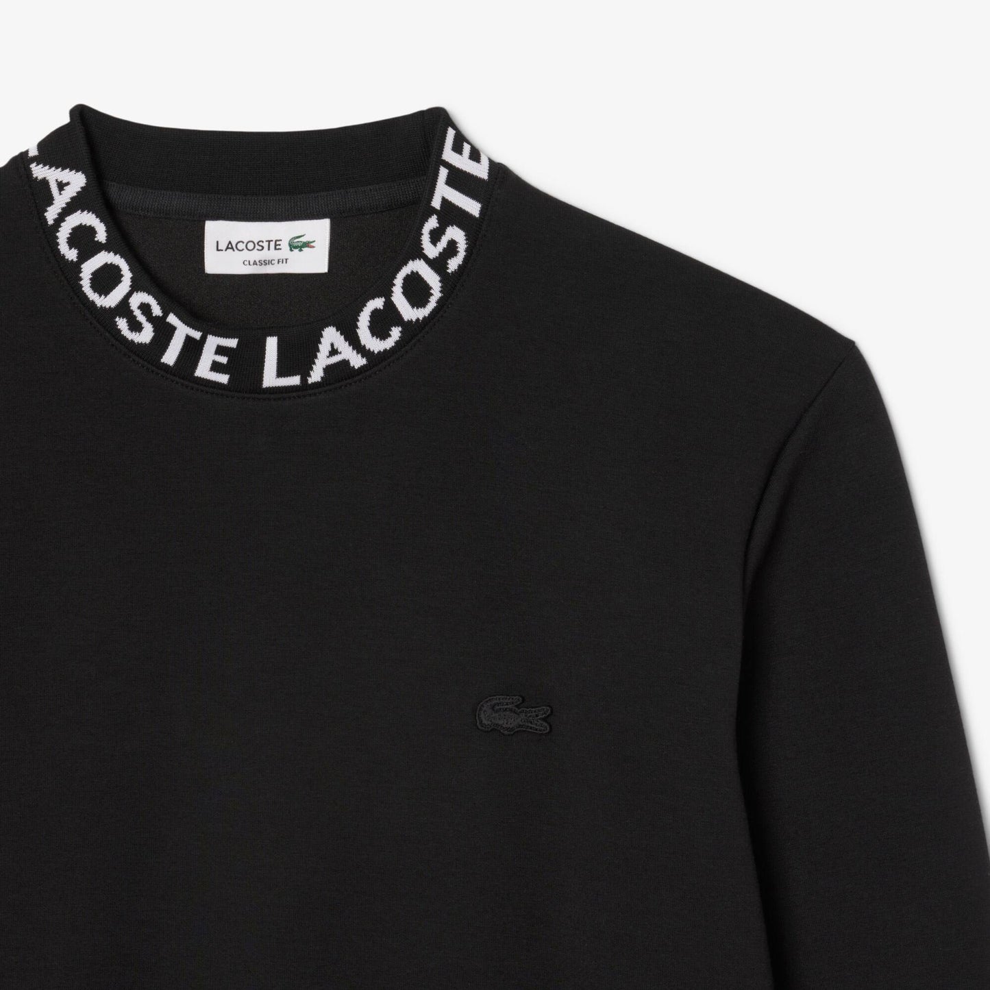 Sweat-shirt en jersey jacquard de marque