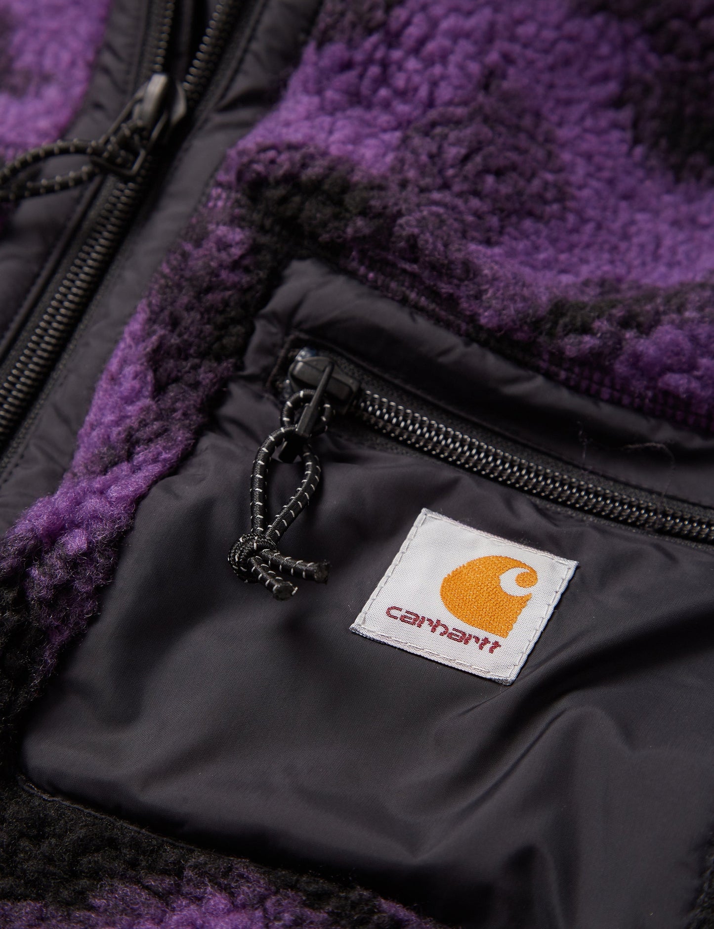 Polaire Prentis - Camouflage flou/violet