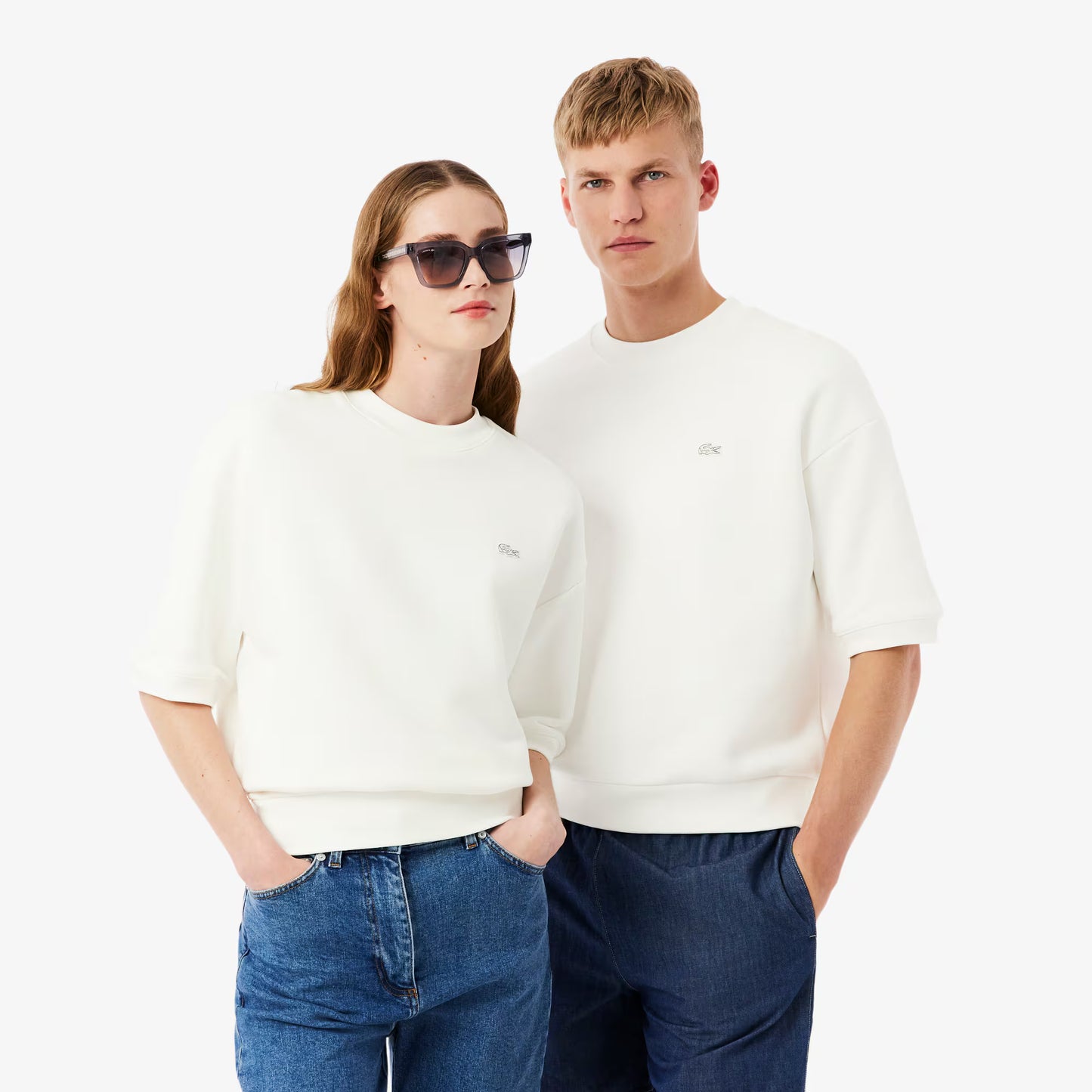 Sweat-shirt décontracté à manches courtes