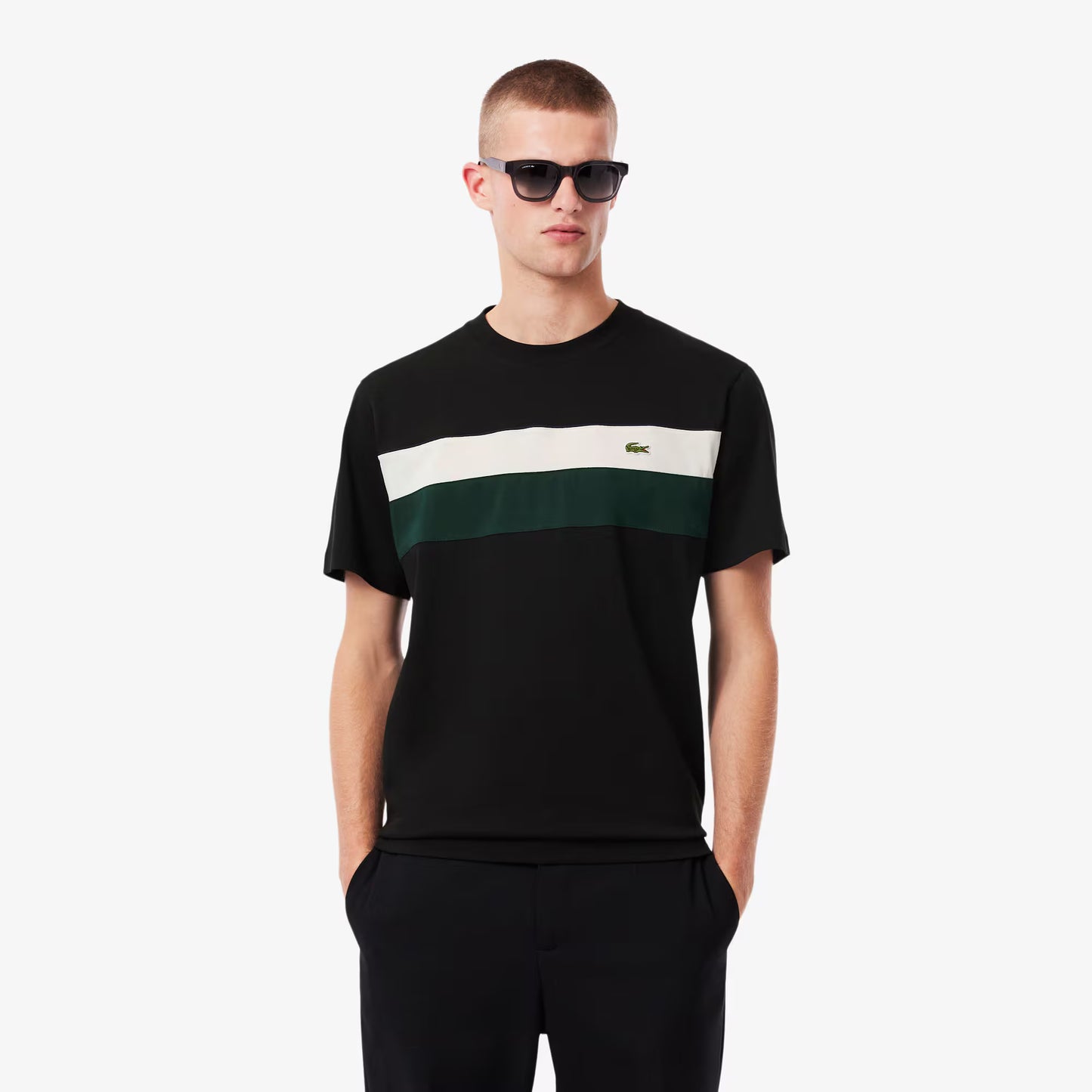 T-shirt color block en jersey