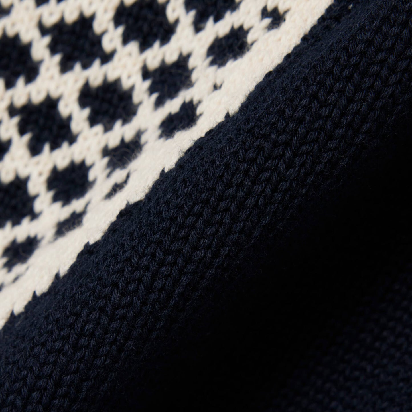 Gilet en maille jacquard de coton