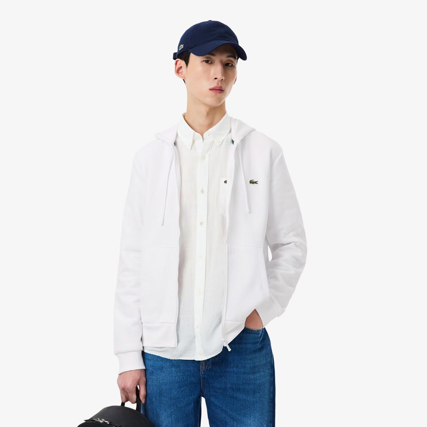Sweat à capuche en polaire zippé