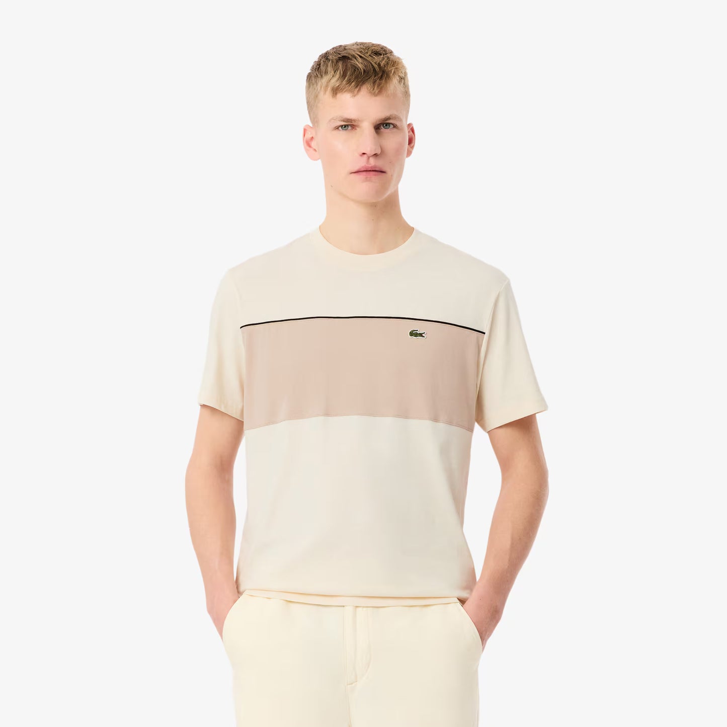 T-shirt en coton color-block