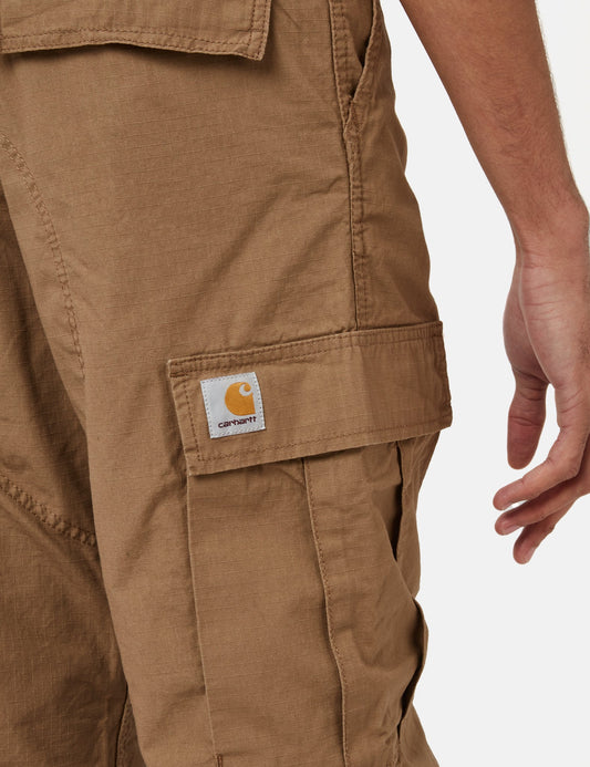 Pantalon Cargo Regular (Ripstop) - Marron Buffalo