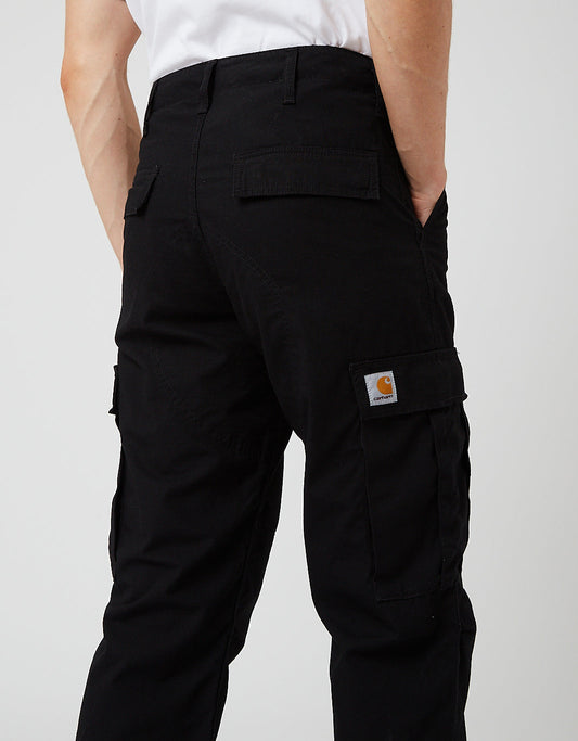 Pantalon Cargo Classique (Ripstop, 6,5 oz) - Noir