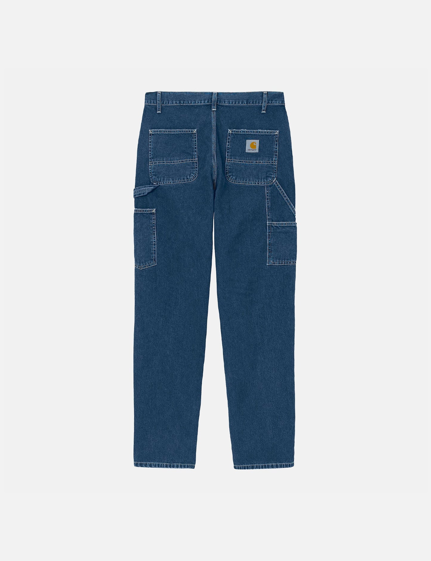 Pantalon Ruck simple genou (coupe droite) - Bleu délavé