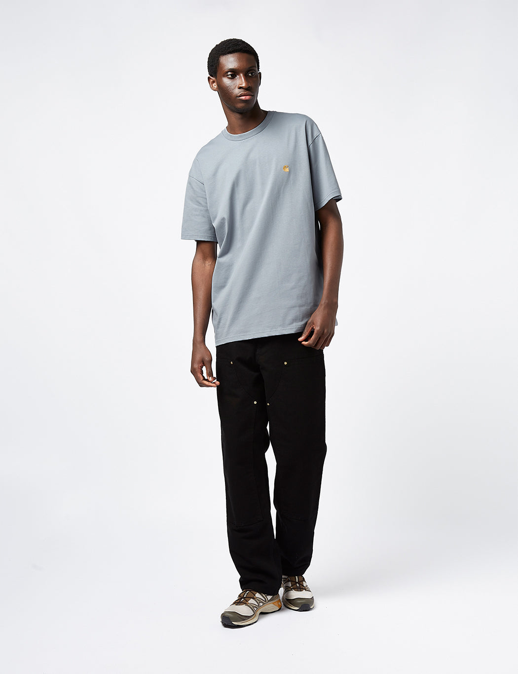 T-shirt Chase (ample) - Gris miroir
