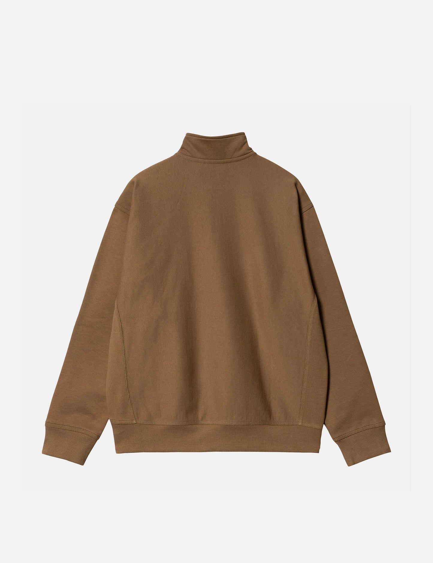 Sweat-shirt Demi-zip American Script - Marron Buffalo
