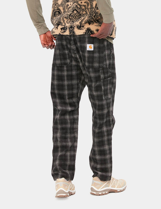 Pantalon Flint Wiley Check Cord (coupe classique) - Gris Vulcan