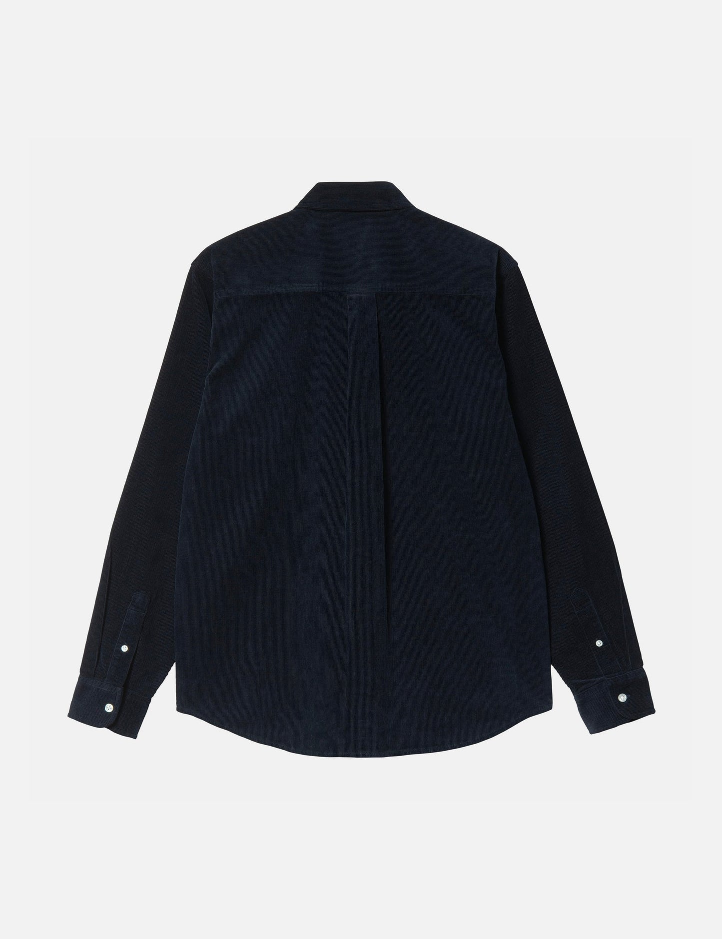 Chemise Madison (Côtelé fin) - Bleu marine foncé/Blanc