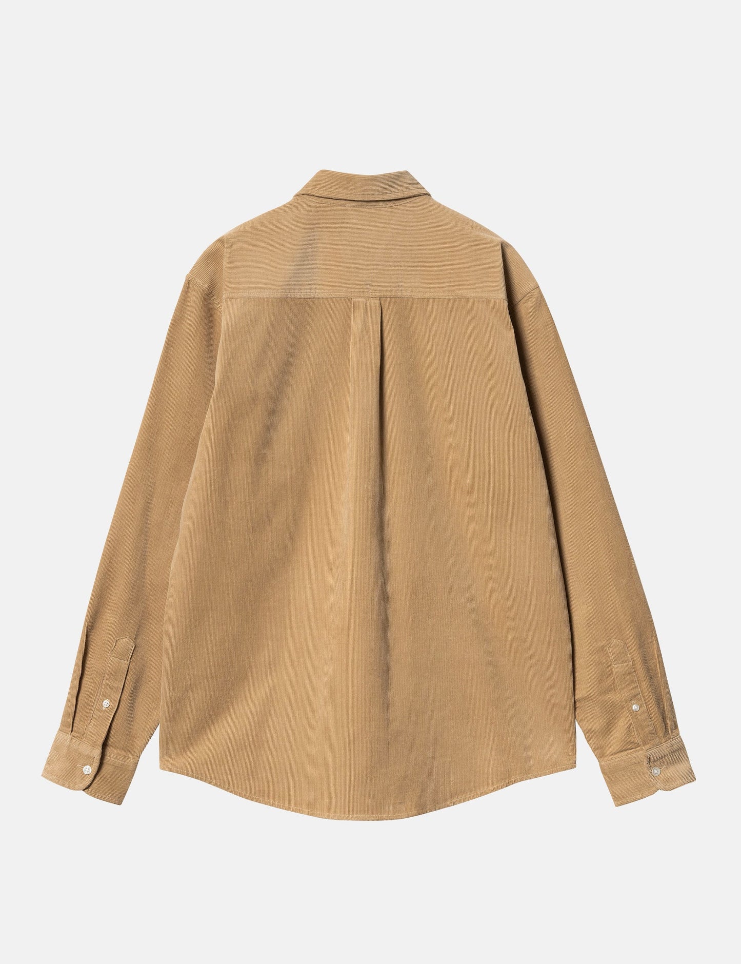 Chemise Madison en velours côtelé (coupe classique) - Kaki sablé