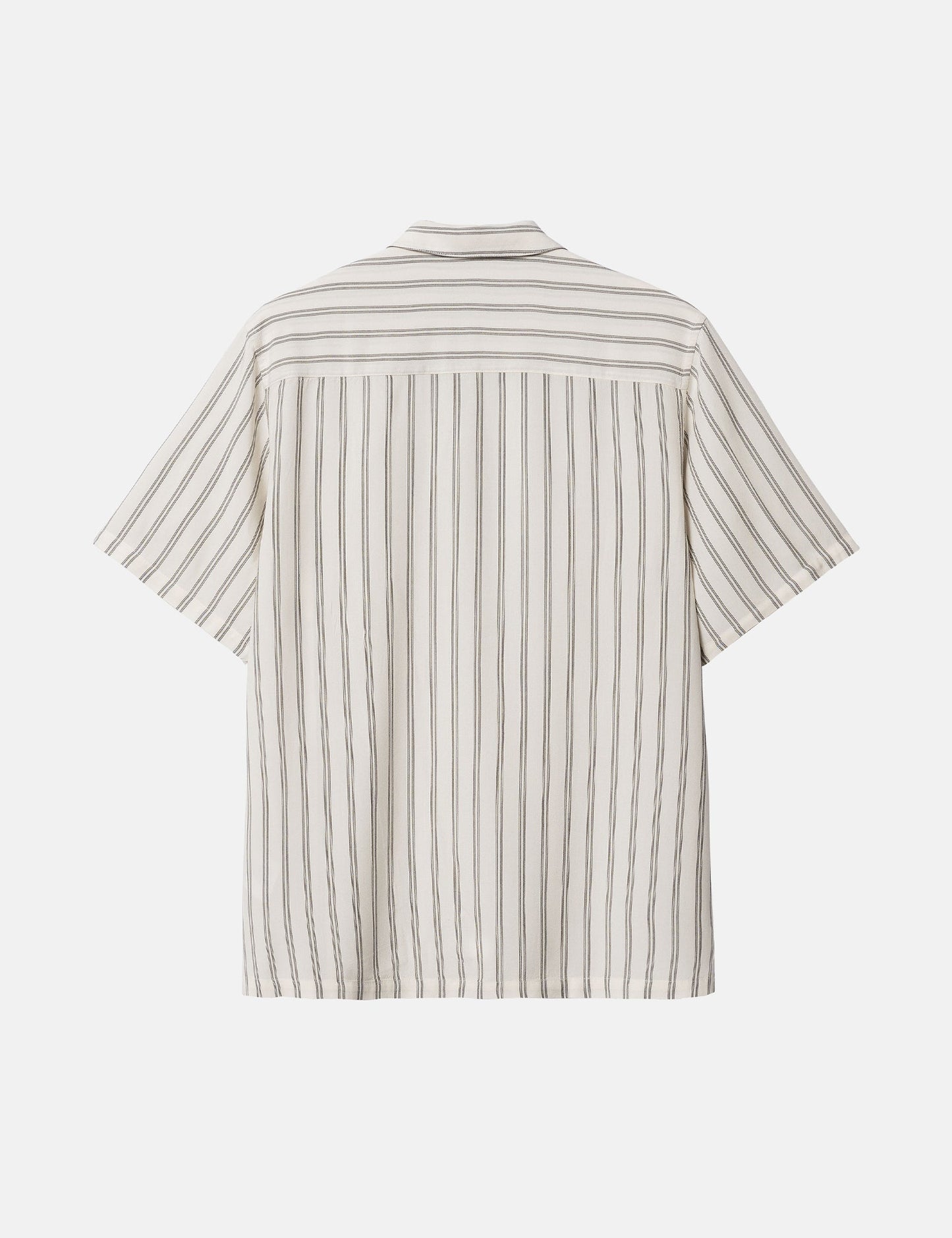 Chemise Reyes à rayures (ample) - Cire/Noir
