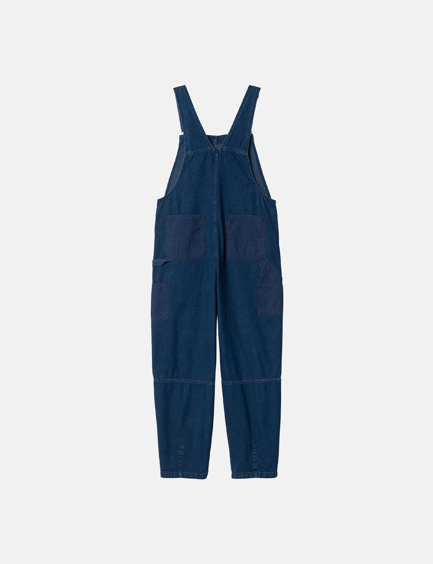Salopette Alma en denim (coupe ample) pour femme - Délavé bleu