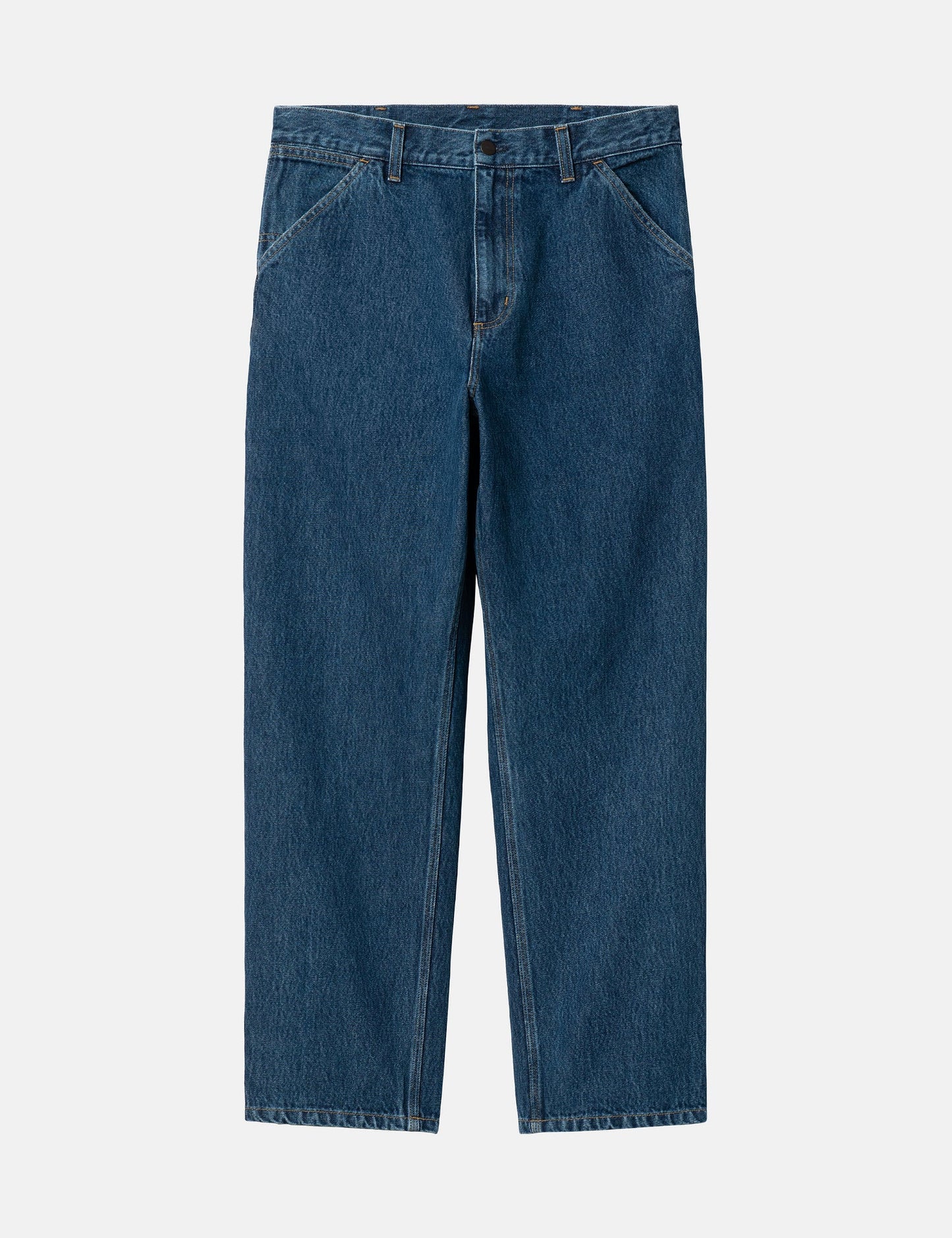 Pantalon à genouillère simple (Smith Denim) - Bleu délavé