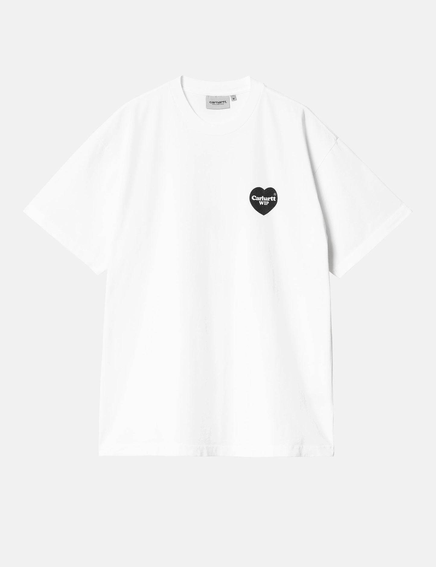T-shirt bandana cœur (ample) - Blanc