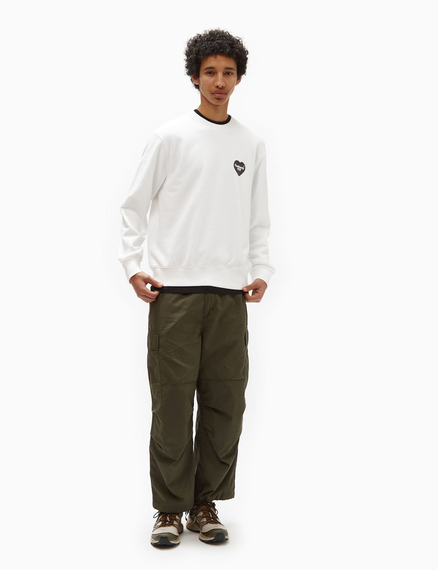 Pantalon cargo Jet - Vert cyprès délavé