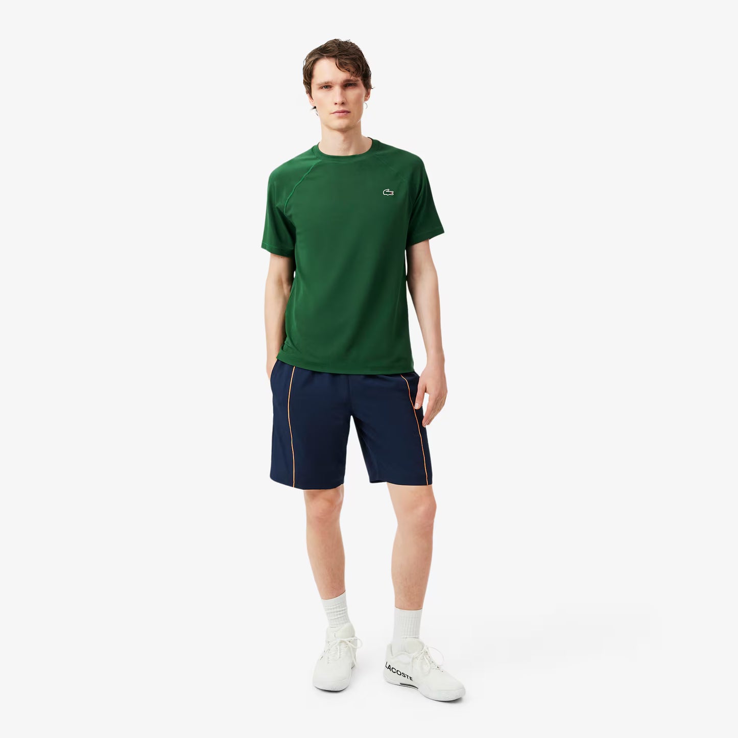 Short de sport en taffetas orné de diamants