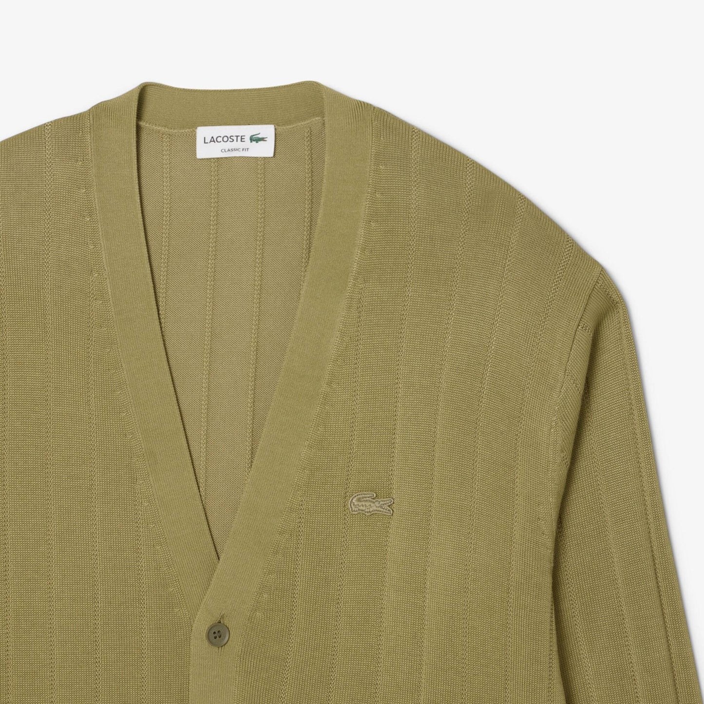 Cardigan en maille côtelée fluide