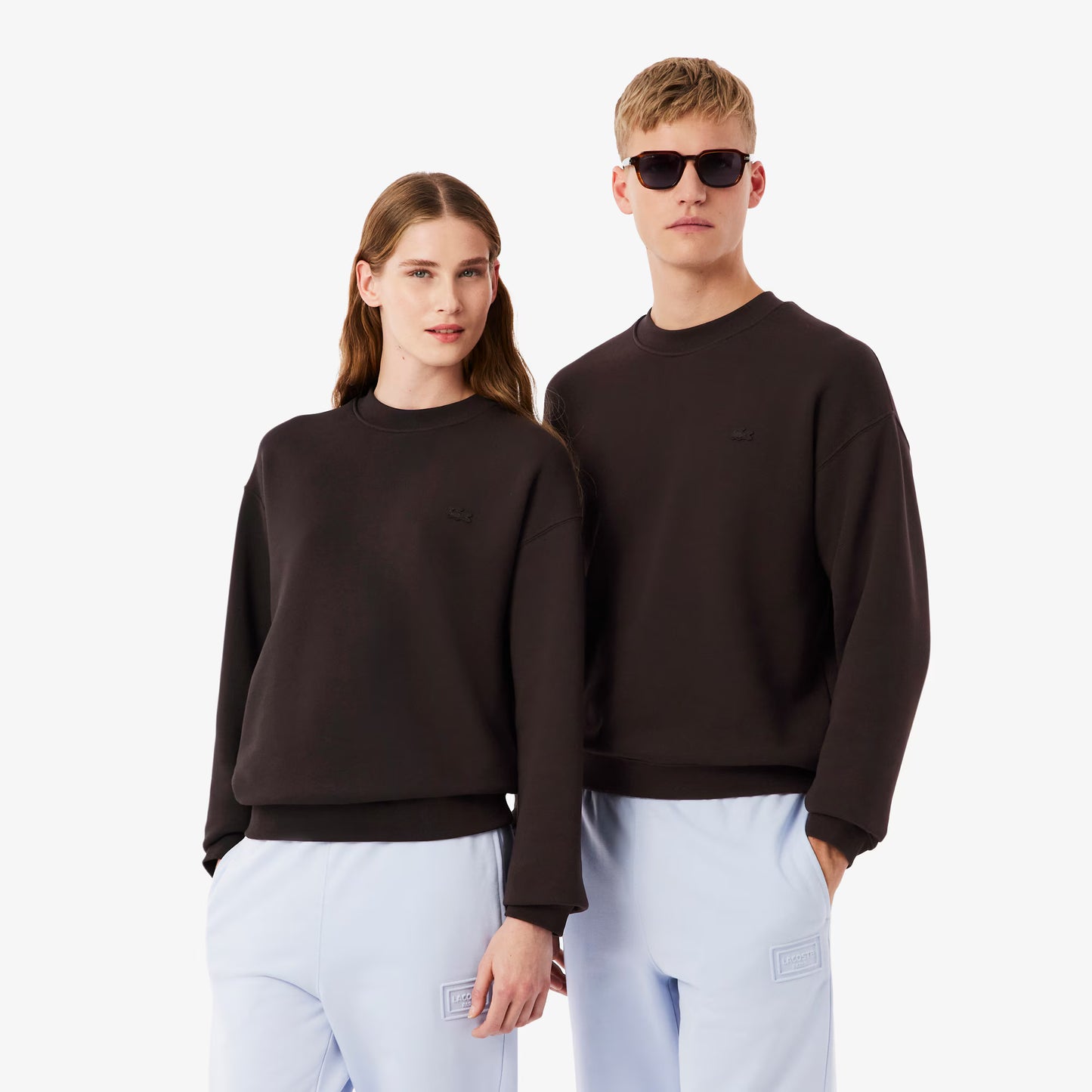 Sweat-shirt en polaire épaisse coupe ample