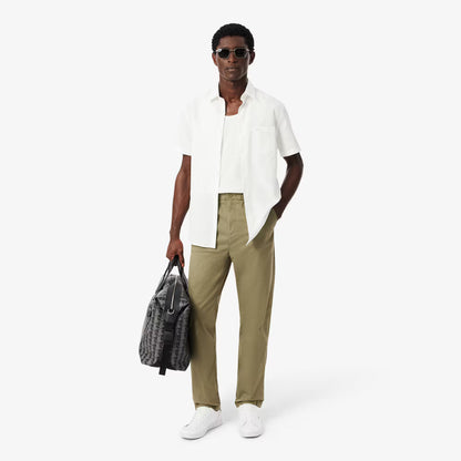 Pantalon chino en twill de coton à coupe droite 2