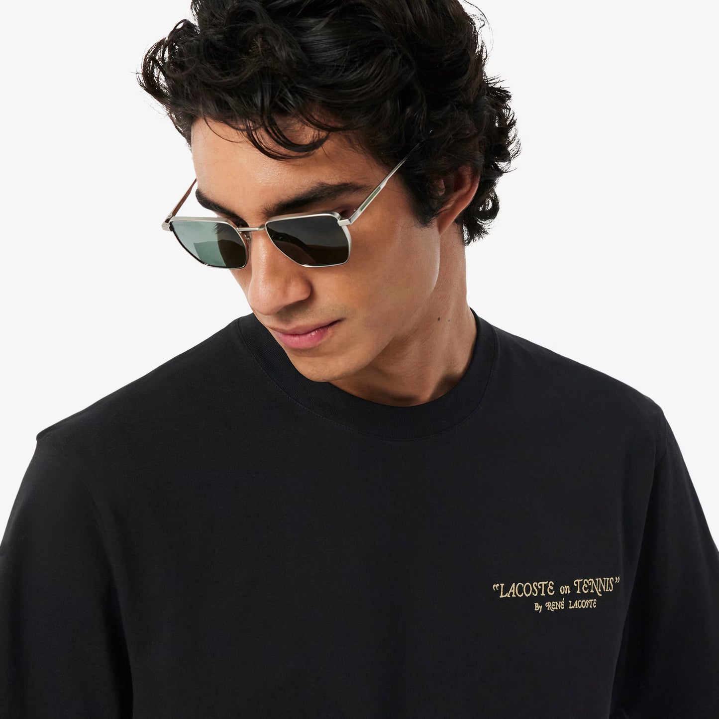 T-shirt en coton brodé