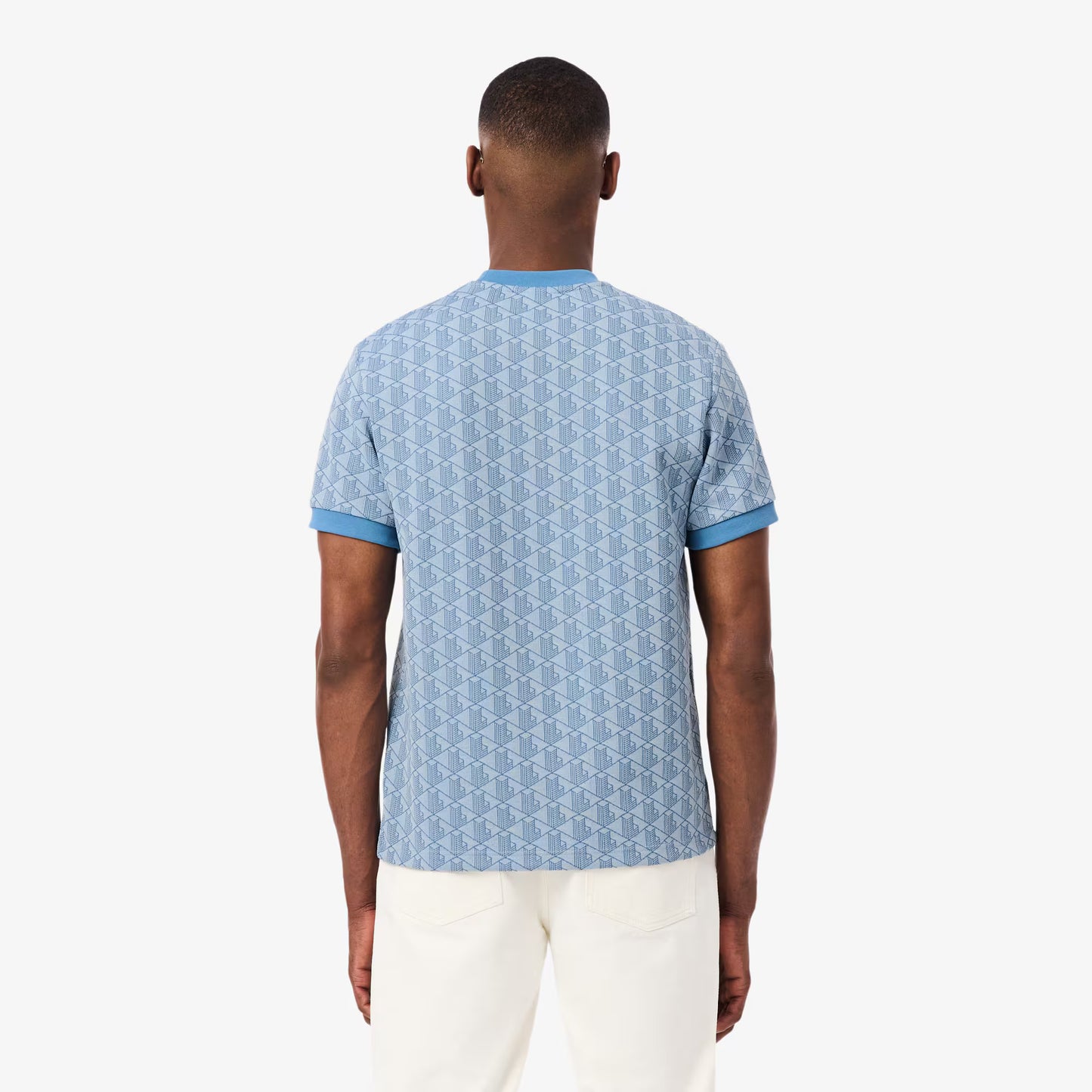 T-shirt en jacquard monogrammé