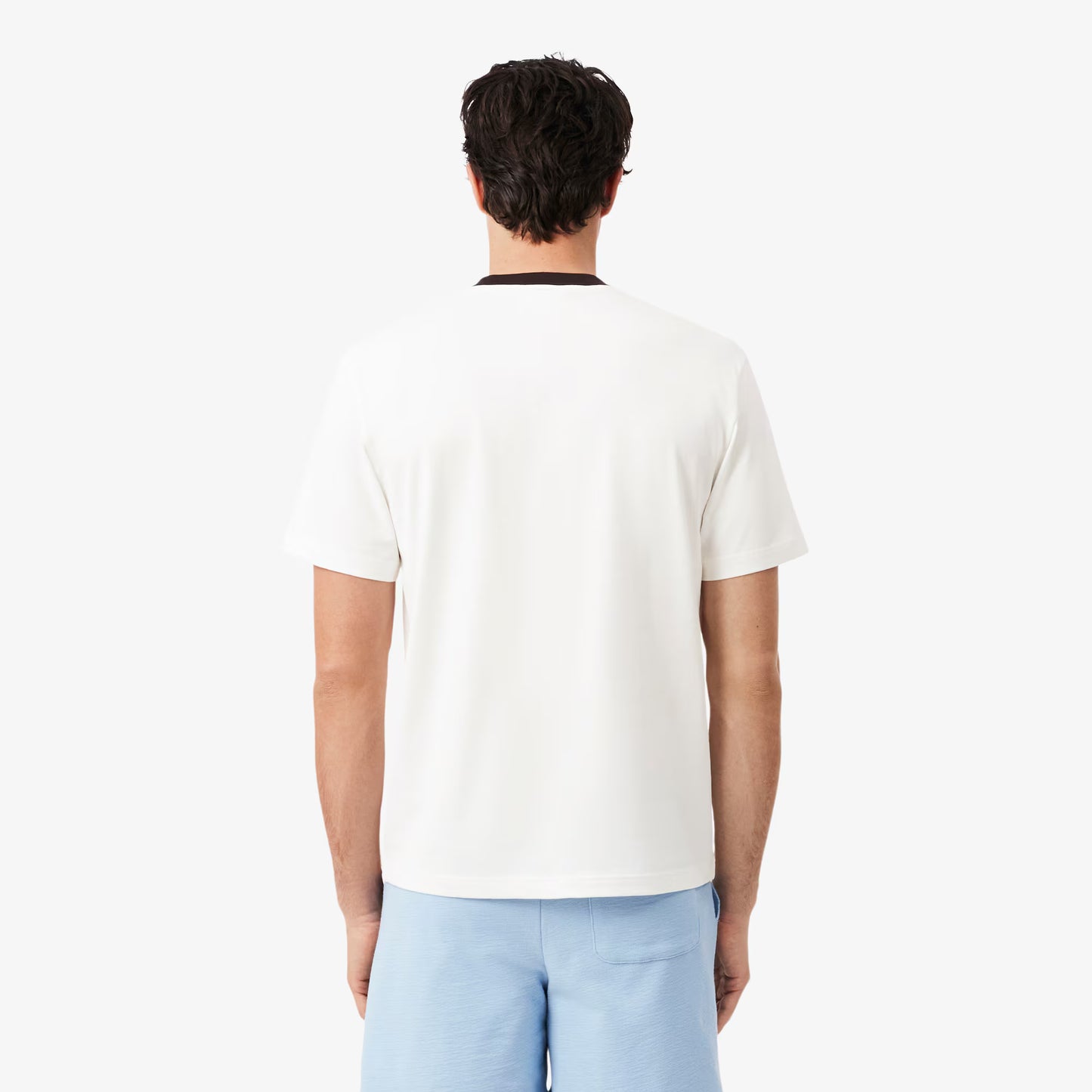 T-shirt en coton color-block coupe classique
