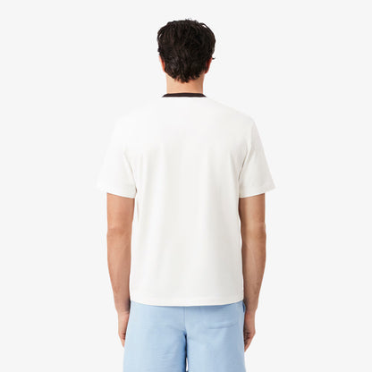 T-shirt en coton color-block coupe classique