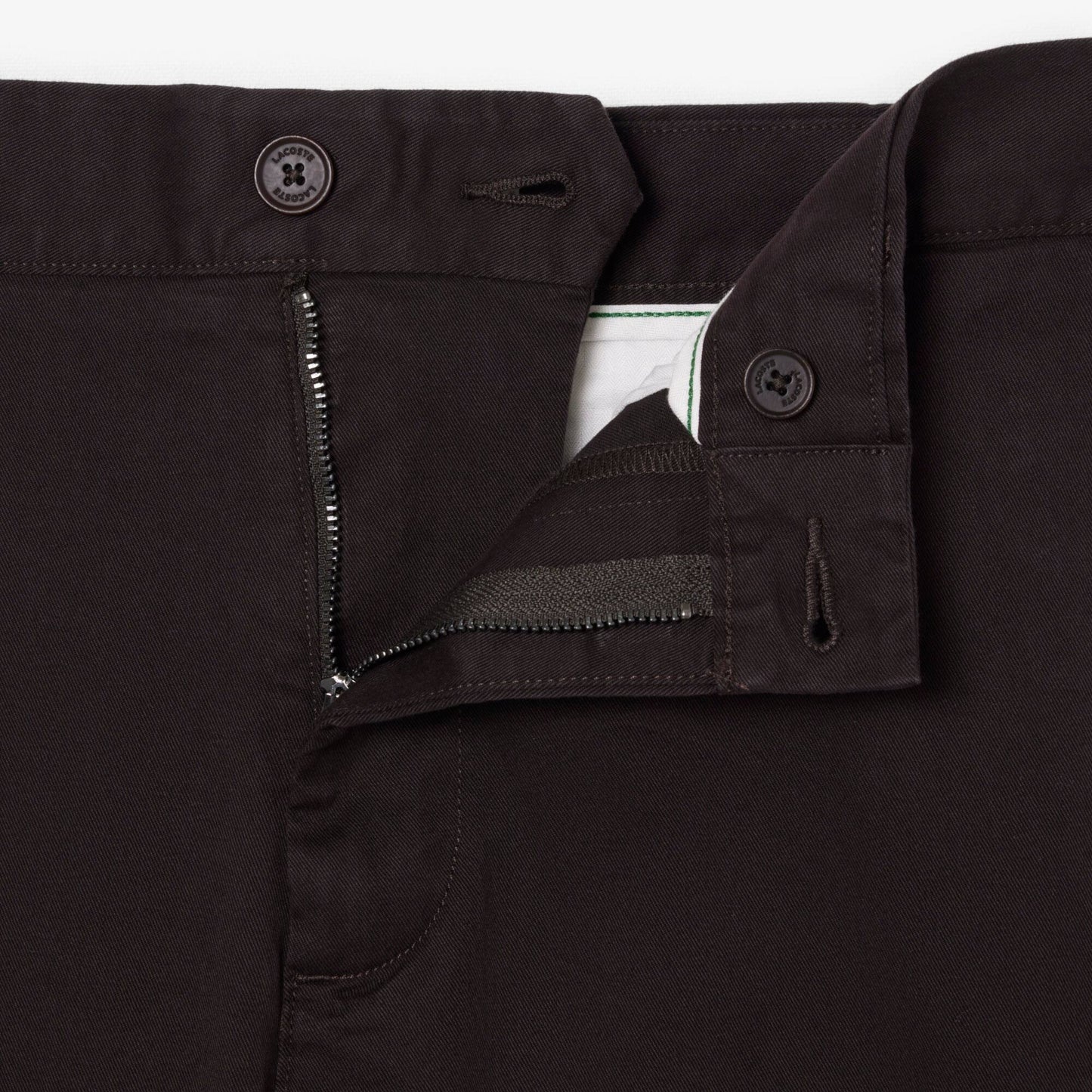 Pantalon Chino en Twill Extensible Coupe Ajustée