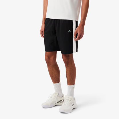 Shorts de sport avec bande en taffetas diamant