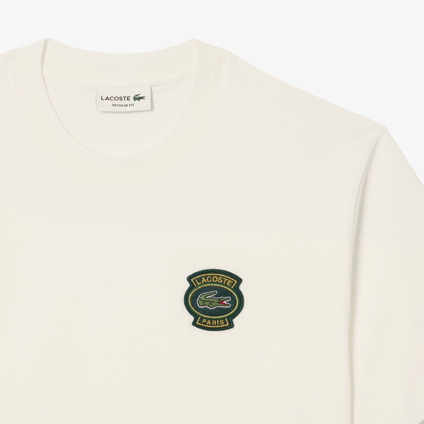 T-shirt badge en coton