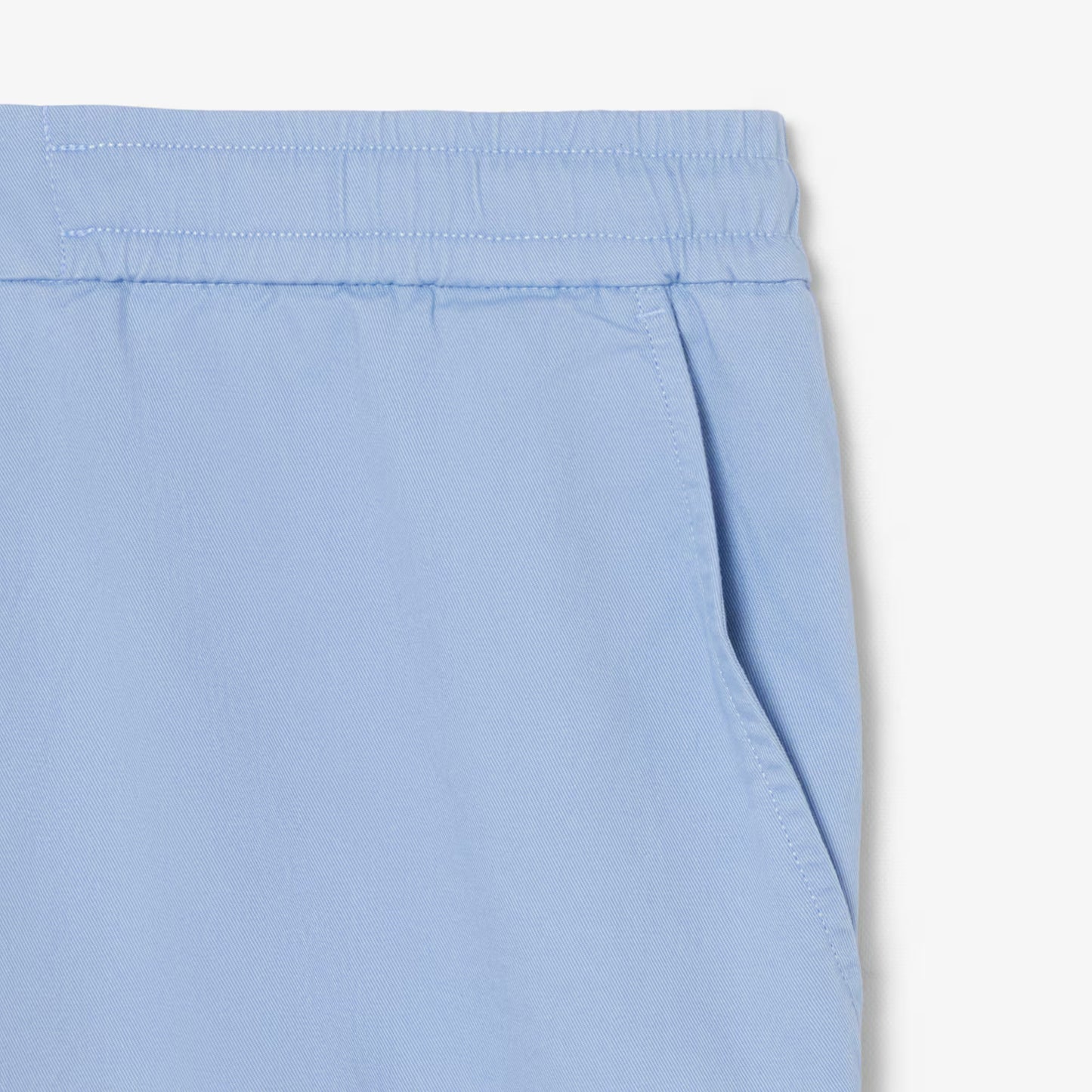 Short en coton stretch coupe droite