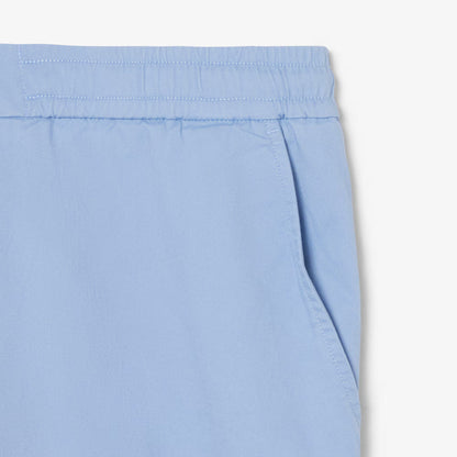 Short en coton stretch coupe droite