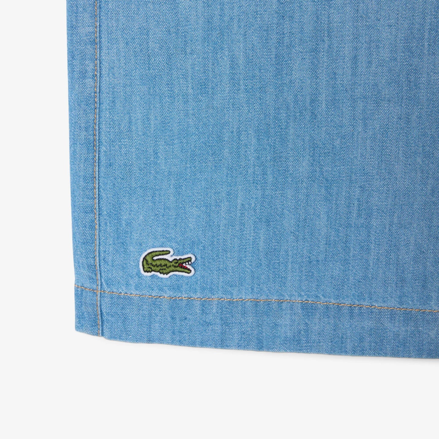 Chemise en jean décontractée à col ouvert