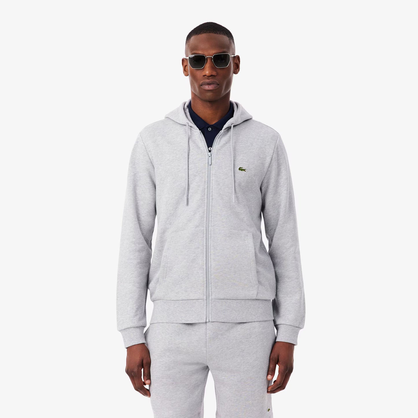 Sweat à capuche en polaire zippé