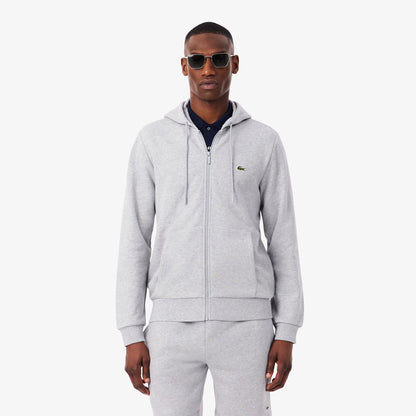 Sweat à capuche en polaire zippé