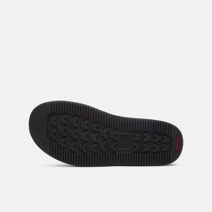 Casco Cove Sandal with Heel Strap Black Full-Grain Leather