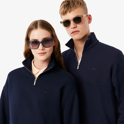 Sweat en polaire épais avec col zippé