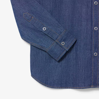 Chemise en jean légère coupe droite