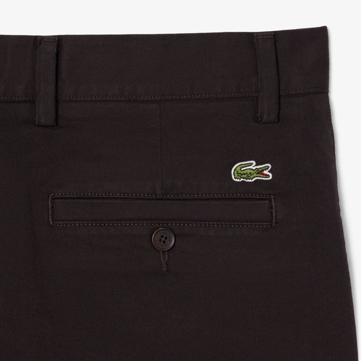 Pantalon Chino en Twill Extensible Coupe Ajustée