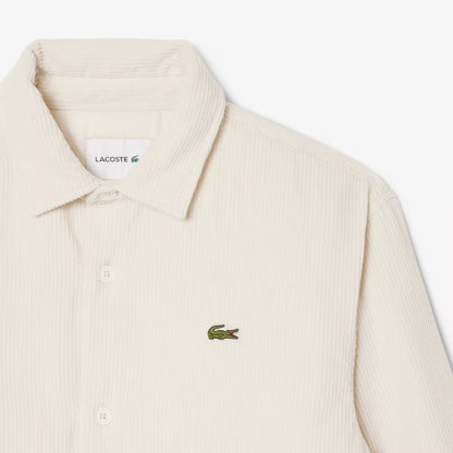 Surchemise oversize en velours côtelé