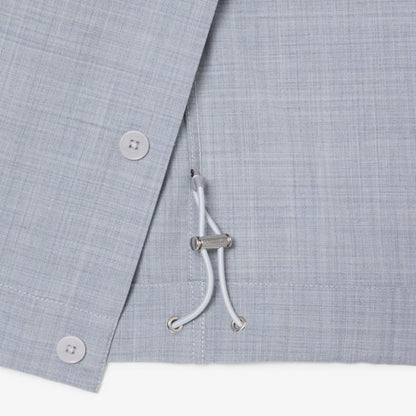 Surchemise oversize en mélange de laine