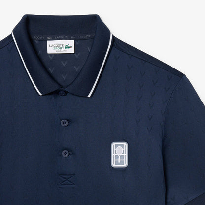 Polo en maille piquée stretch et ultra-sèche Heritage Tennis