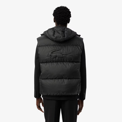 Gilet court matelassé déperlant