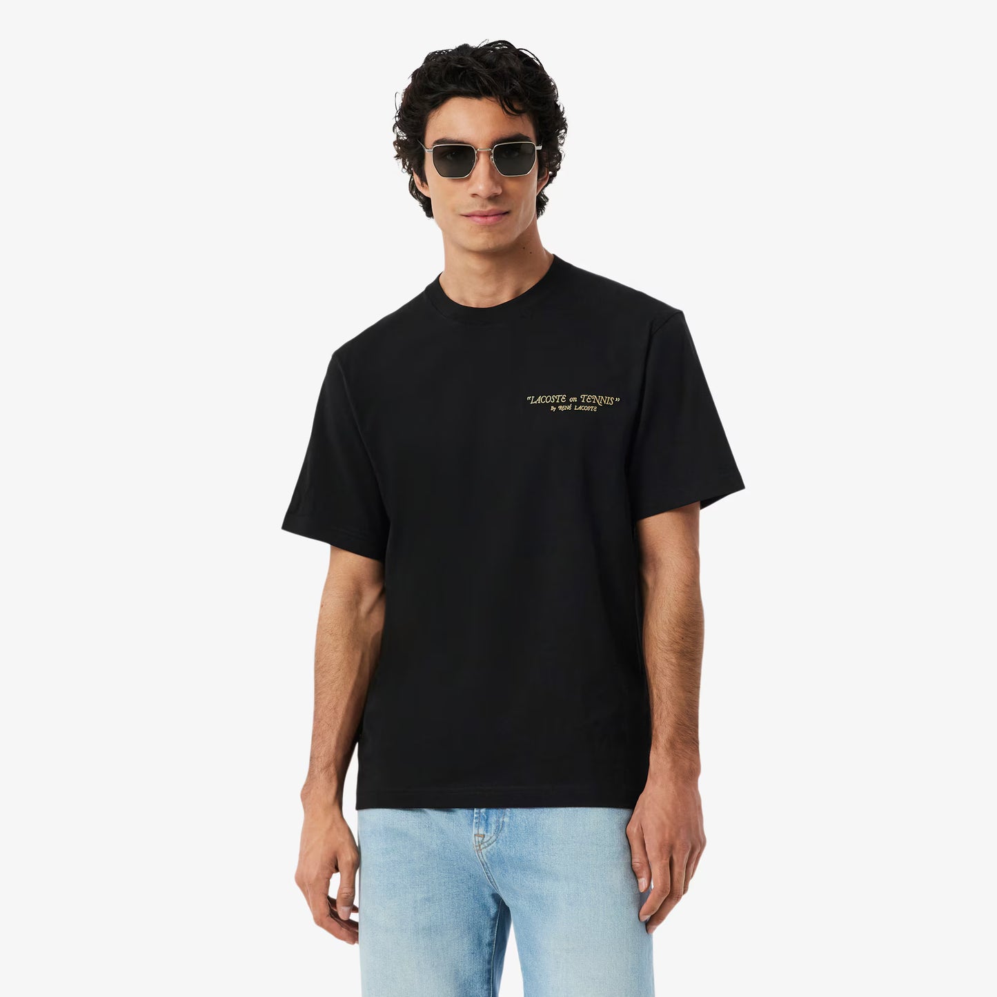 T-shirt en coton brodé