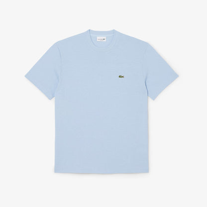 T-shirt en piqué de coton et lin épais
