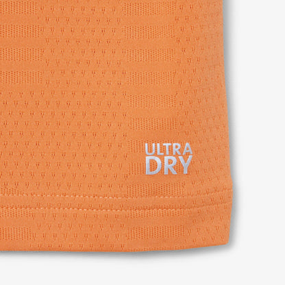 Polo de tennis en jacquard stretch ultra-respirant