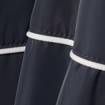 Veste de survêtement imperméable avec bordure contrastante
