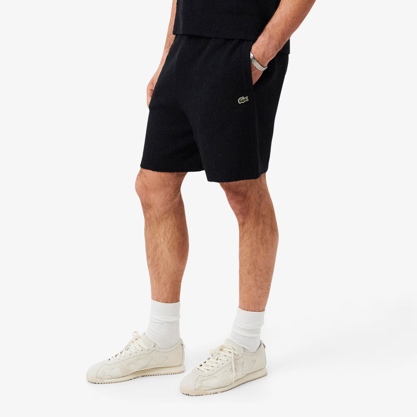 Short en maille bouclette
